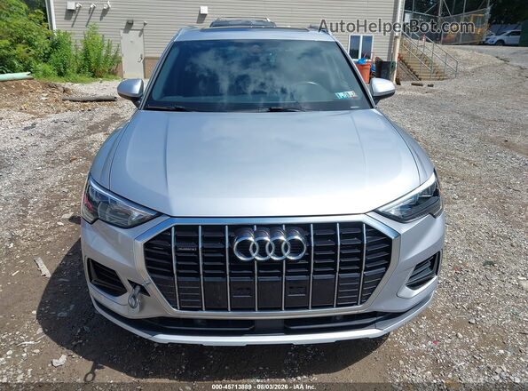 WA1AECF38K1075495 2019 AUDI Q3 Silver Widok zestawu wskaźników