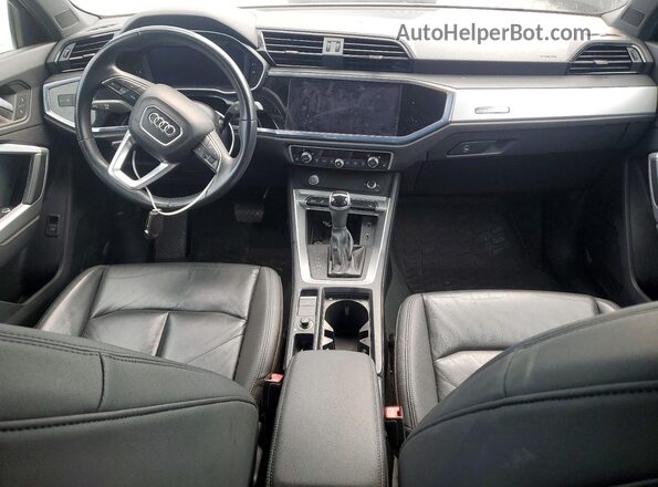 WA1AECF38L1007926 2020 AUDI Q3 Black წინა პანელის ხედი