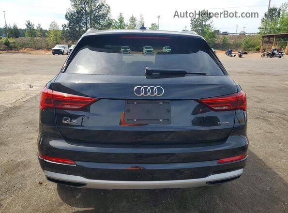 WA1AECF38L1125250 2020 AUDI Q3 Black Вид ззаду