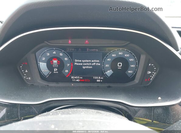 WA1AECF39L1044547 2020 AUDI Q3 Silver Widok tylnych siedzeń