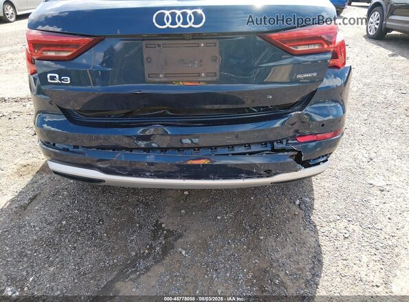 WA1AECF39L1118775 2020 AUDI Q3 Dark Blue წინა ხედი