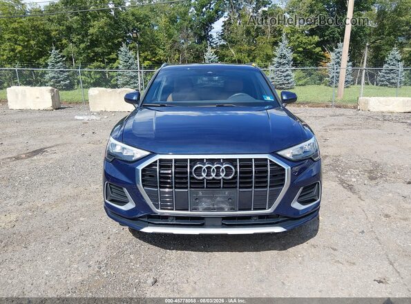 WA1AECF39L1118775 2020 AUDI Q3 Dark Blue ხელსაწყოთა პანელის ხედი