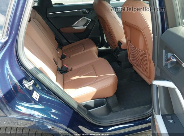 WA1AECF39L1118775 2020 AUDI Q3 Dark Blue VIN კოდის სტიკერის ხედი