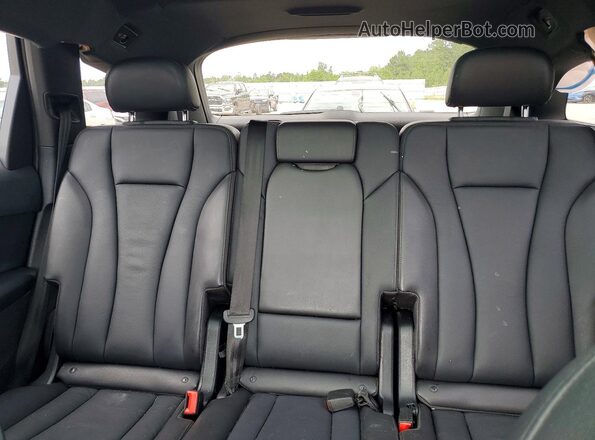 WA1AHAF70JD035861 2018 AUDI Q7 Silver Rear seats view