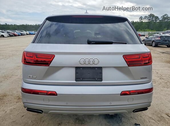 WA1AHAF70JD035861 2018 AUDI Q7 Silver Rear view
