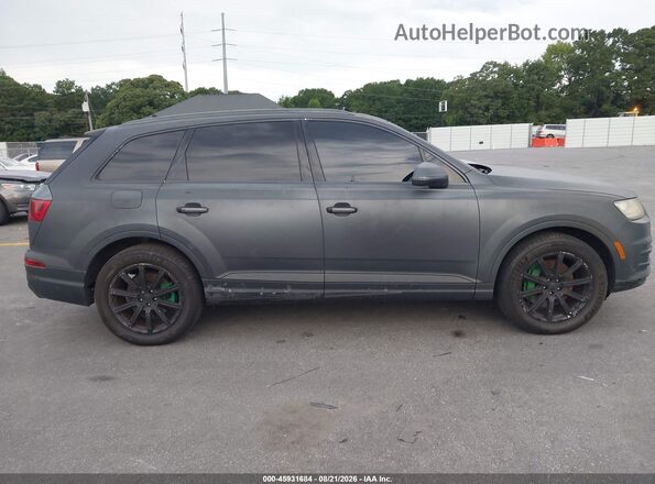 WA1AHAF71JD025372 2018 AUDI Q7 Gray Rear interior view