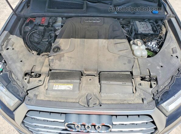 WA1AHAF72HD044085 2017 AUDI Q7 Blue Vista del compartimento del motor