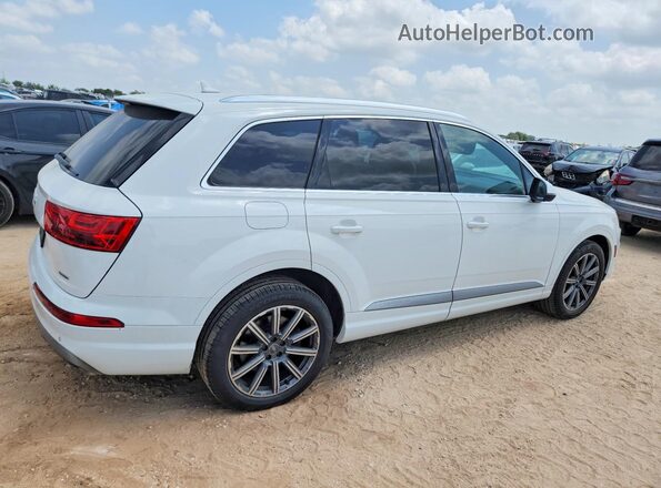 WA1AHAF73JD026023 2018 AUDI Q7 White Задня права чверть