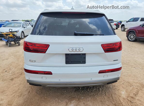 WA1AHAF73JD026023 2018 AUDI Q7 White Вид ззаду
