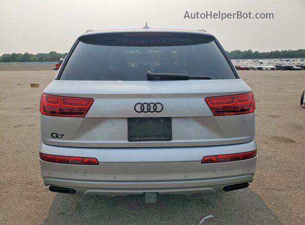 WA1AHAF73KD014620 2019 AUDI Q7 Silver Widok z tyłu