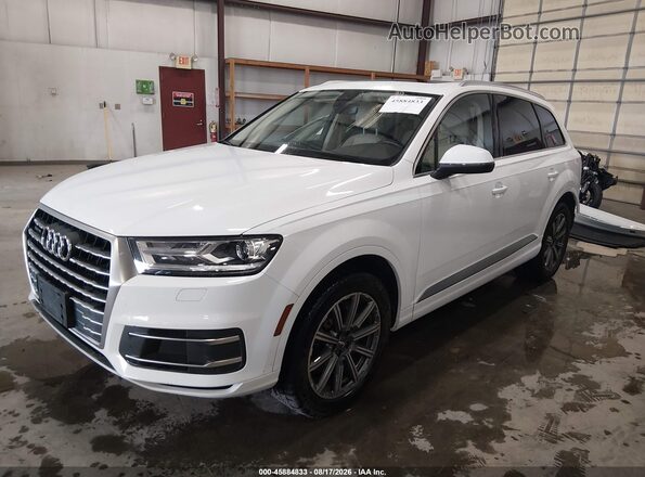 WA1AHAF76JD013900 2018 AUDI Q7 White Front left
