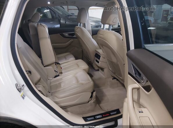 WA1AHAF76JD013900 2018 AUDI Q7 White VIN sticker view