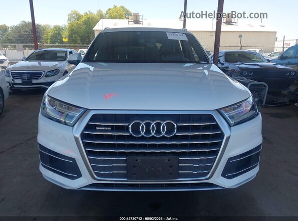 WA1AHAF78JD040418 2018 AUDI Q7 White Widok zestawu wskaźników