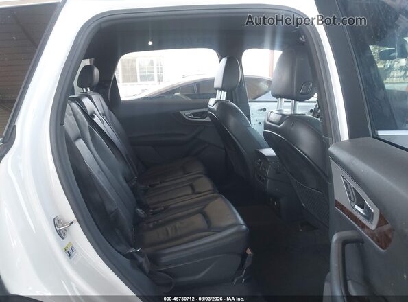 WA1AHAF78JD040418 2018 AUDI Q7 White Widok naklejki z numerem VIN