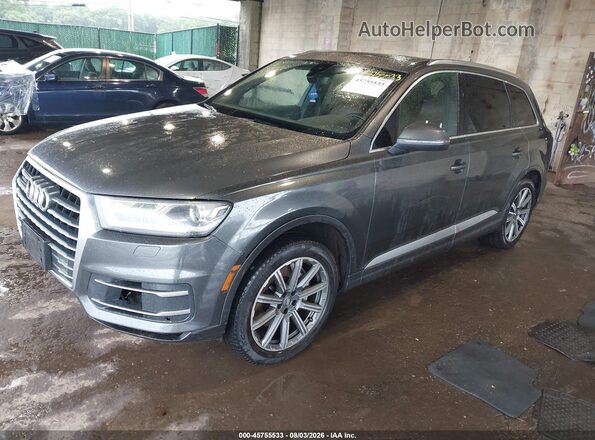 WA1AHAF79KD039554 2019 AUDI Q7 Gray Front left