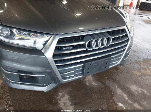 WA1AHAF79KD039554 2019 AUDI Q7 Gray Front view