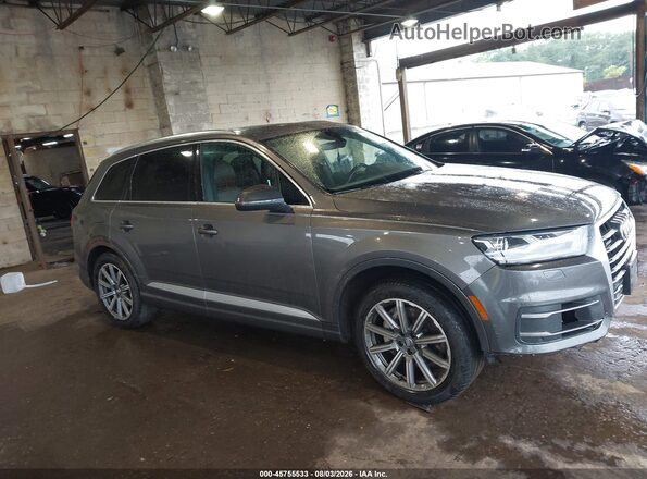 WA1AHAF79KD039554 2019 AUDI Q7 Gray Rear interior view