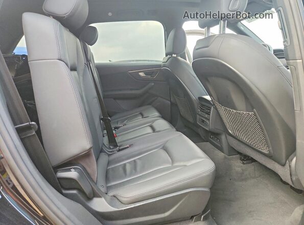WA1AJAF7XMD023483 2021 AUDI Q7 Black Rear seats view