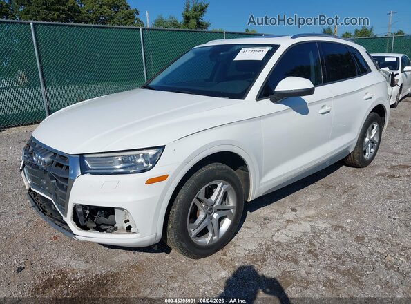 WA1ANAFY0J2037767 2018 AUDI Q5 White Vista tres cuartos delantera izquierda