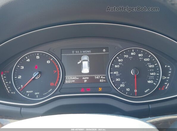 WA1ANAFY0J2037767 2018 AUDI Q5 White Vista de los asientos traseros