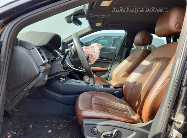 WA1ANAFY2K2128671 2019 AUDI Q5 Black Widok wnętrza z przodu