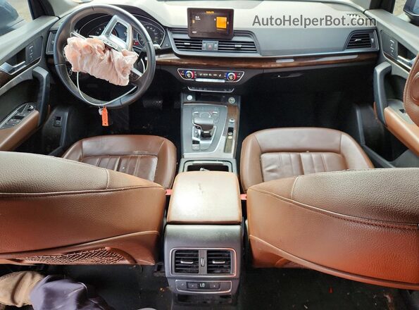 WA1ANAFY2K2128671 2019 AUDI Q5 Black Widok deski rozdzielczej