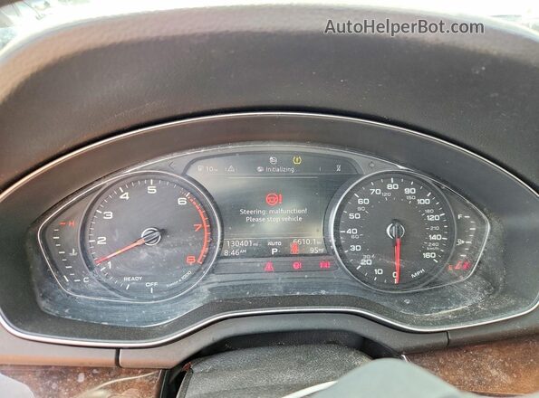 WA1ANAFY2K2128671 2019 AUDI Q5 Black Widok zestawu wskaźników