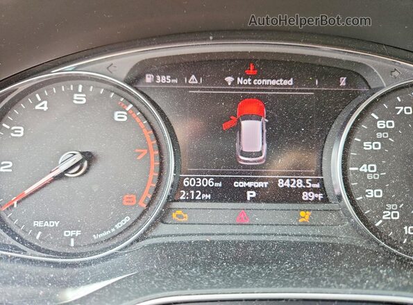 WA1ANAFY2L2064259 2020 AUDI Q5 Black Instrument cluster view
