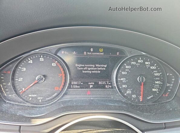 WA1ANAFY2L2114013 2020 AUDI Q5 Blue Սարքավորումների վահանակի տեսք