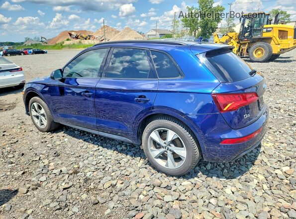 WA1ANAFY2L2114013 2020 AUDI Q5 Blue Հետևի ձախ