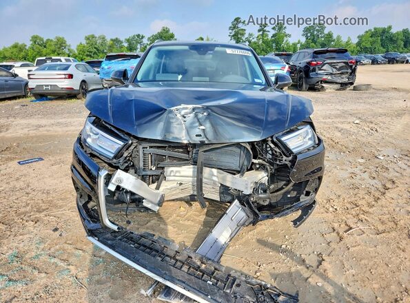 WA1ANAFY3J2101820 2018 AUDI Q5 Black Widok z przodu