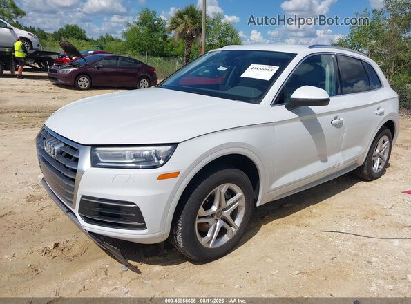 WA1ANAFY3K2054418 2019 AUDI Q5 Белый Передняя левая четверть