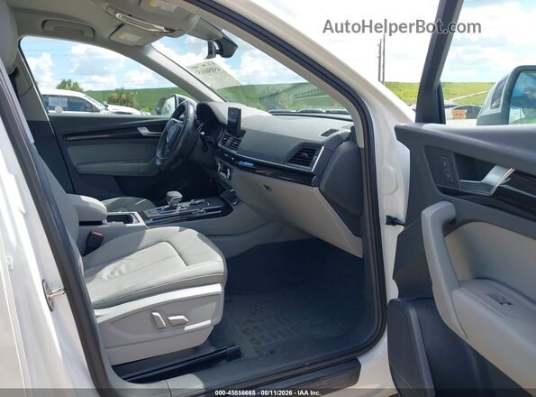 WA1ANAFY3K2054418 2019 AUDI Q5 Белый Вид салона спереди