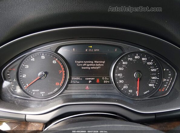 WA1ANAFY3K2057271 2019 AUDI Q5 Navy Вид задніх сидінь