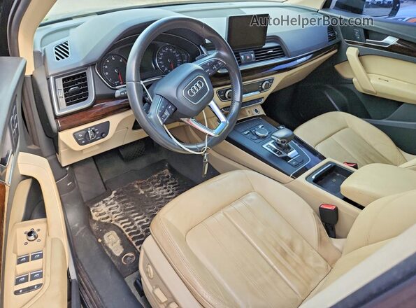 WA1ANAFY3K2111636 2019 AUDI Q5 Black Вид панелі приладів