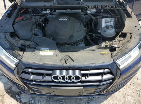 WA1ANAFY3L2083838 2020 AUDI Q5 Синий Вид задней части салона