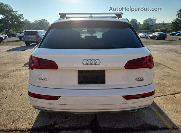 WA1ANAFY9J2010115 2018 AUDI Q5 White Вид ззаду