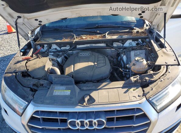 WA1ANAFY9J2017291 2018 AUDI Q5 White ძრავის განყოფილების ხედი