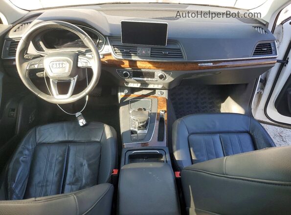 WA1ANAFY9J2017291 2018 AUDI Q5 White წინა პანელის ხედი