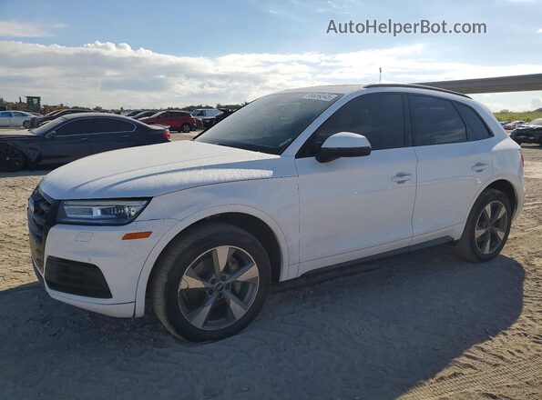 WA1ANAFY9L2084069 2020 AUDI Q5 White Trasero izquierdo