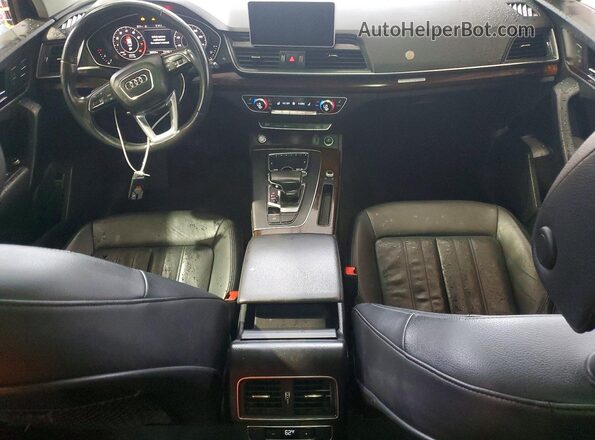WA1ANAFYXJ2226345 2018 AUDI Q5 Gray Vista del salpicadero