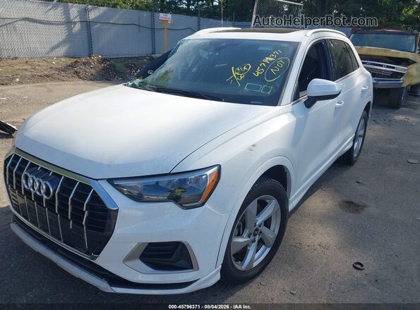 WA1AUCF30M1092250 2021 AUDI Q3 White Przód lewy