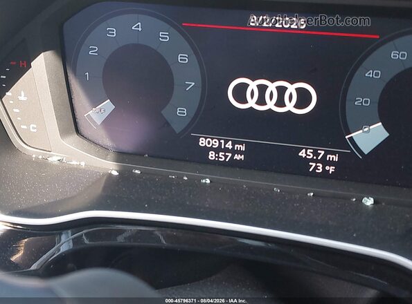 WA1AUCF30M1092250 2021 AUDI Q3 White Widok tylnych siedzeń