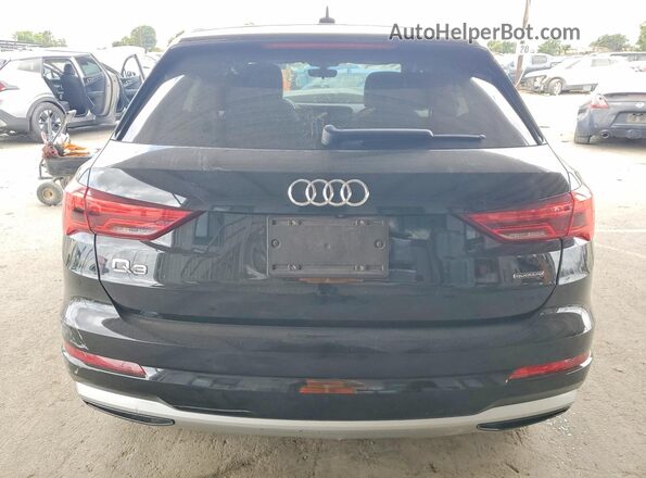 WA1AUCF32M1097773 2021 AUDI Q3 Black Հետևի տեսք