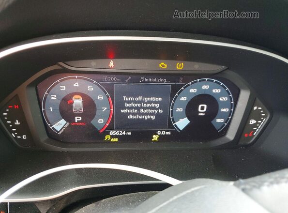 WA1AUCF32M1097773 2021 AUDI Q3 Black Սարքավորումների վահանակի տեսք