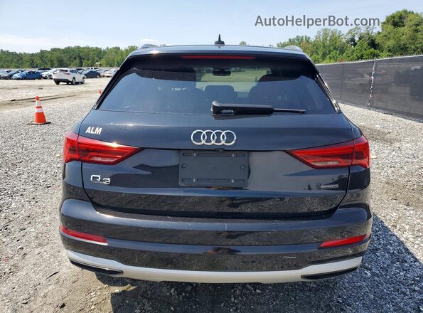 WA1AUCF36M1059091 2021 AUDI Q3 Black Rear view
