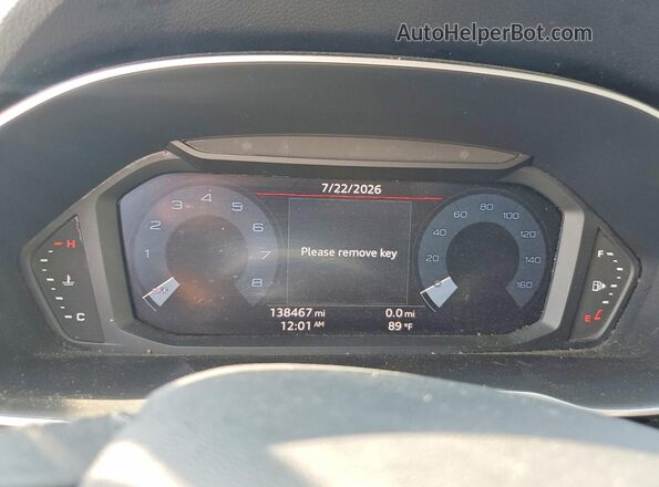 WA1AUCF36M1059091 2021 AUDI Q3 Black Instrument cluster view