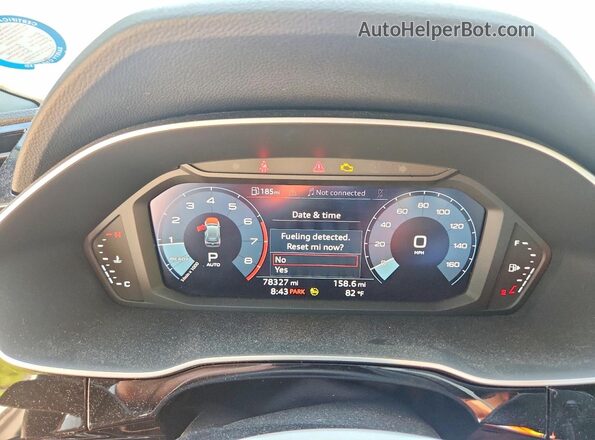 WA1AUCF36M1064372 2021 AUDI Q3 Белый Вид щитка приборов