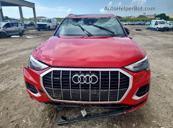 WA1AUCF36M1132895 2021 AUDI Q3 Red Vista frontal
