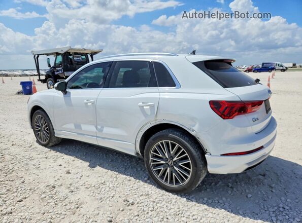 WA1AUCF36N1017442 2022 AUDI Q3 White Задня ліва чверть